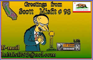 Misfit 93 Scott's QSL Card